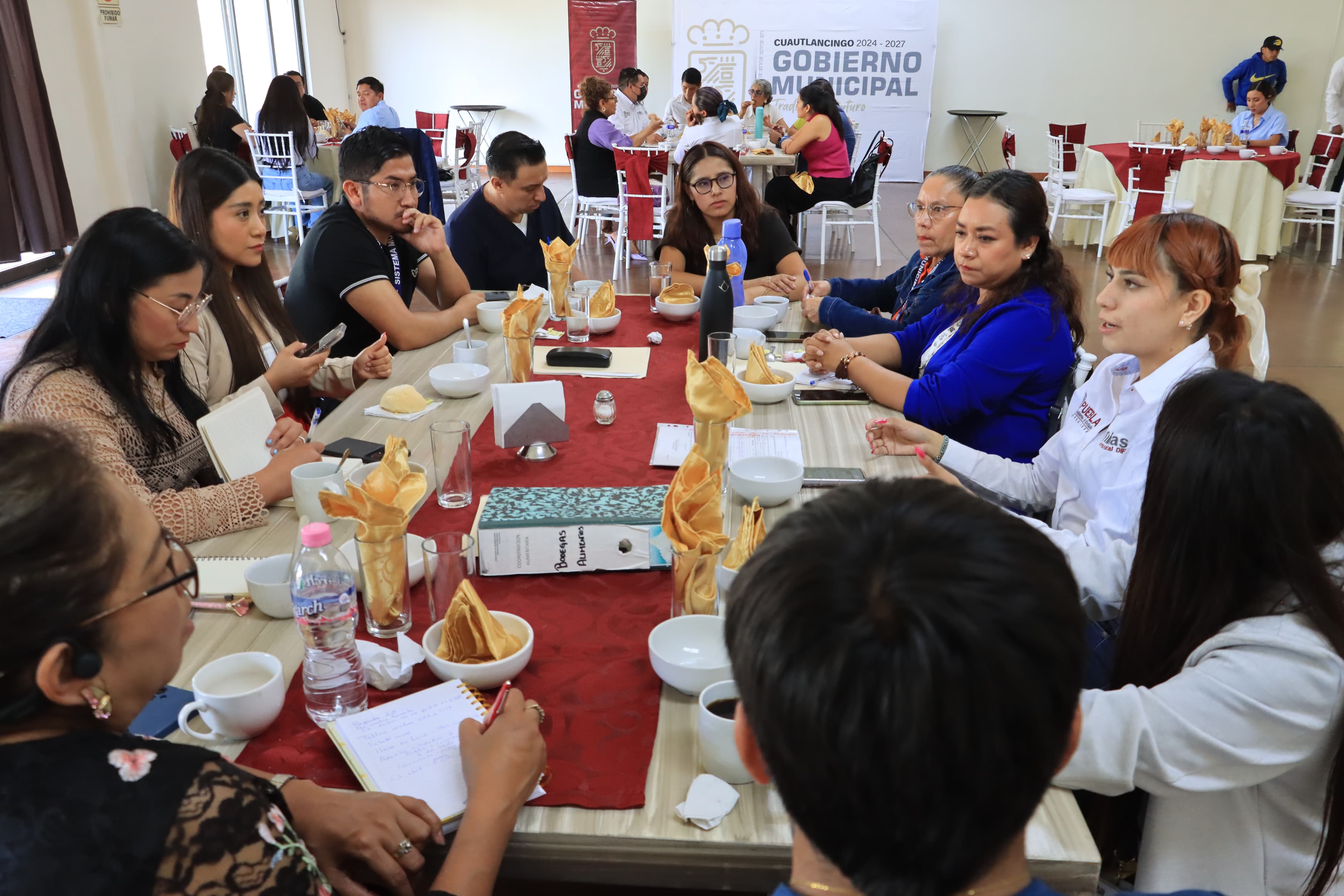 Cuautlancingo, sede de reunión mensual de las Mesas de Trabajo DIM de la Micro Región 18 del SEDIF
