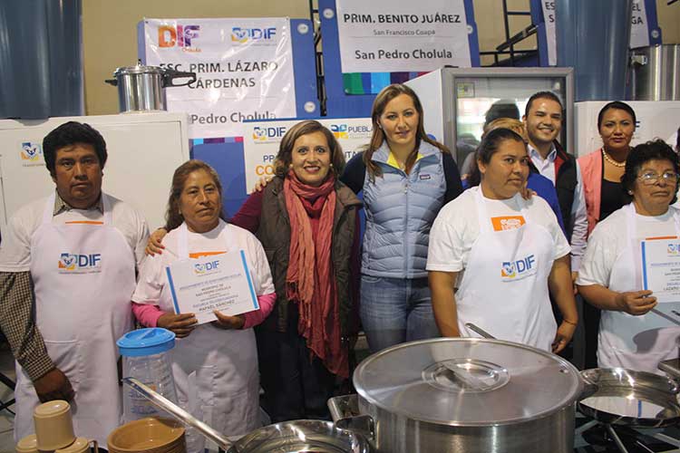 Abre DIF de San Pedro Cholula nuevos desayunadores escolares