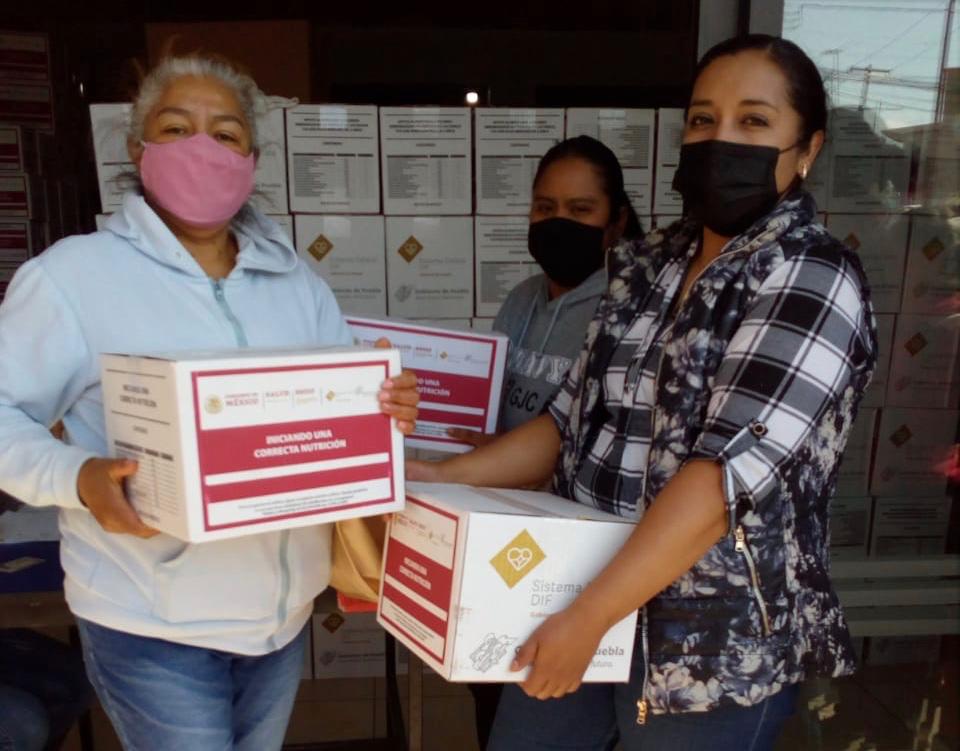 DIF Texmelucan entrega casi 5 mil apoyos alimentarios a familias vulnerables