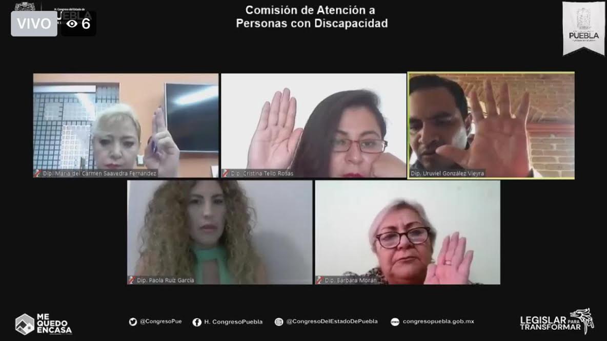 Reformas garantizarán inclusión de las persona con discapacidad en Puebla