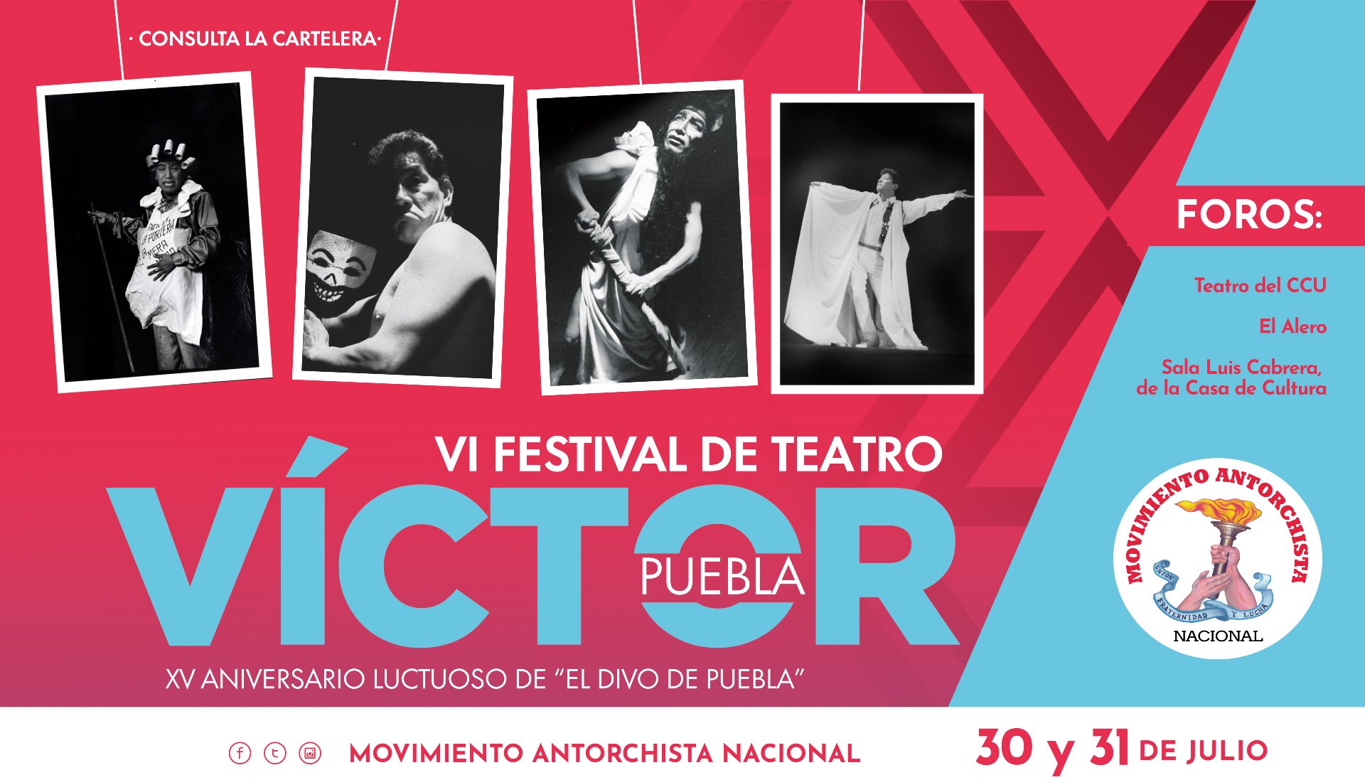 Este fin de semana inicia el Festival de Teatro en Puebla