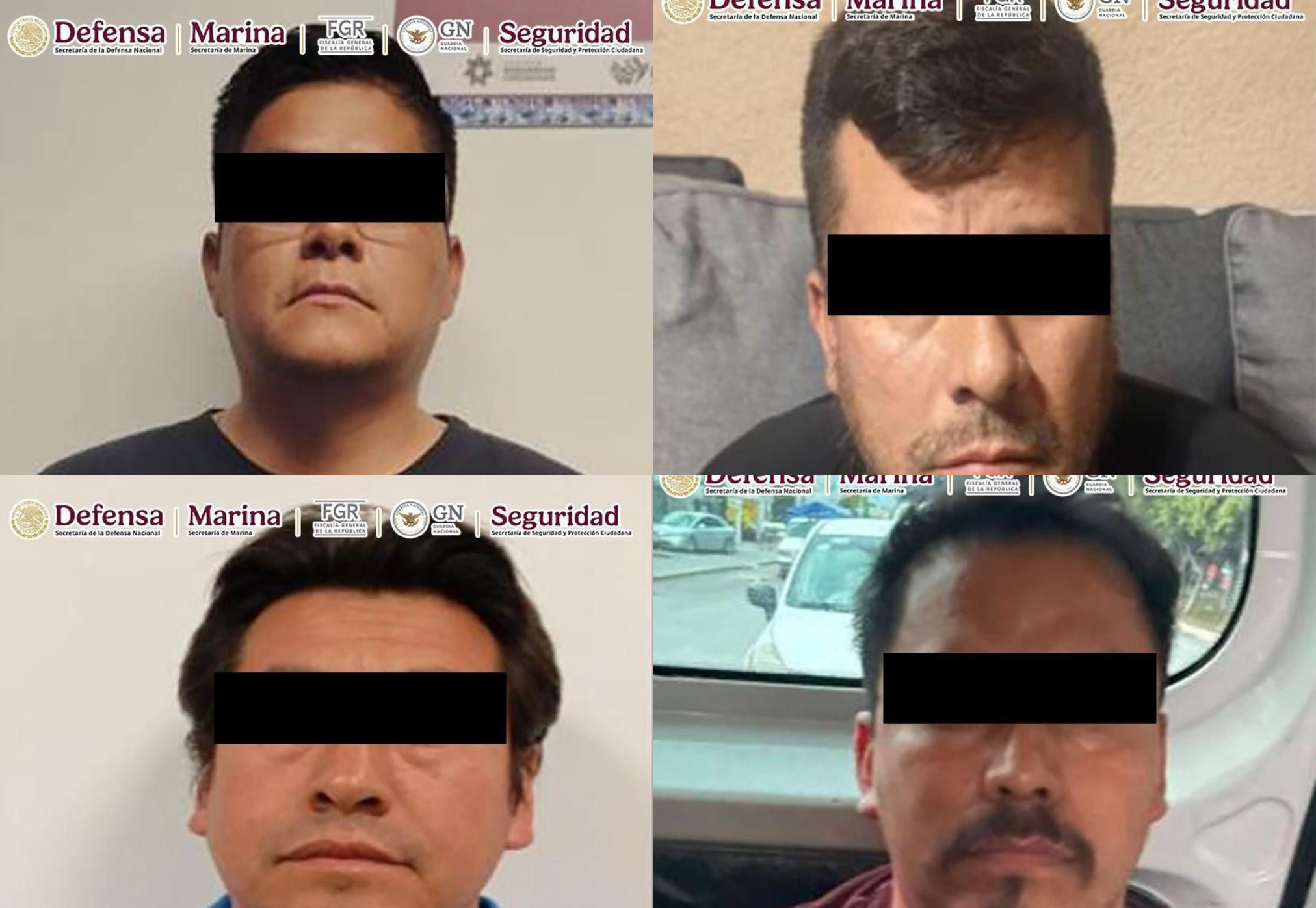Detienen en Puebla a cuatro ex servidores públicos vinculados con el crimen organizado
