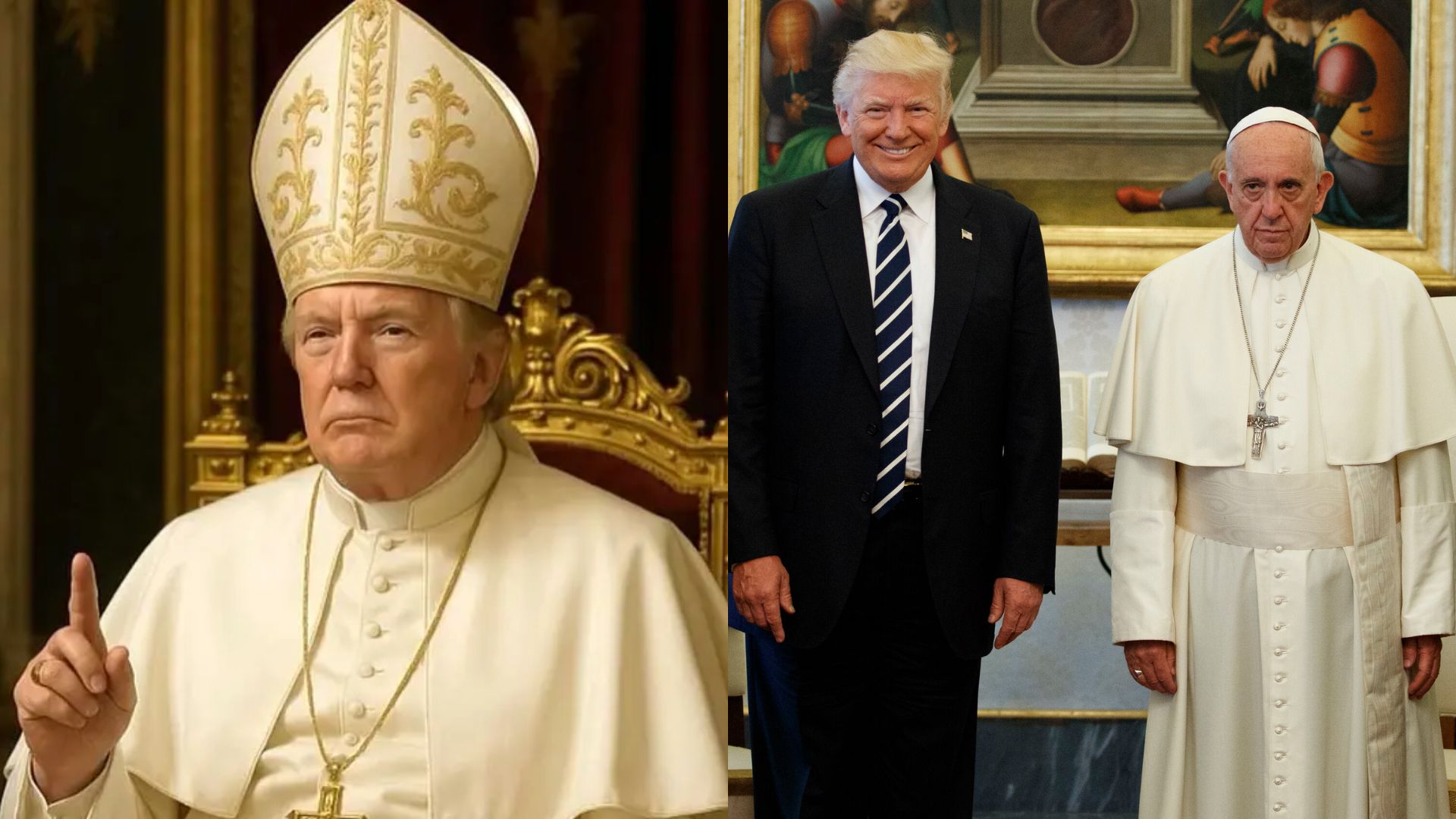 Donald Trump escandaliza con imagen donde aparece como el Papa 