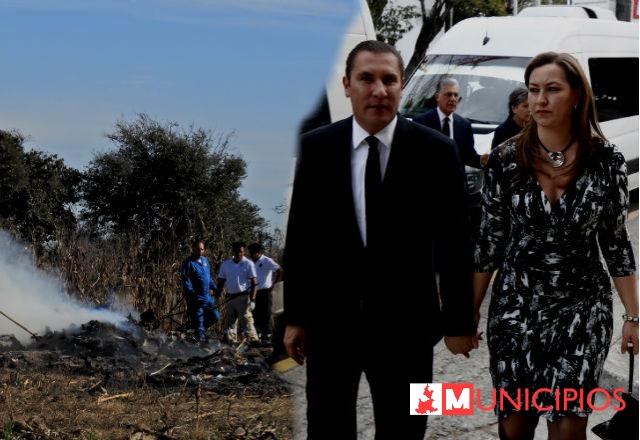 Cae helicóptero, muere gobernadora Martha Erika y su esposo RMV