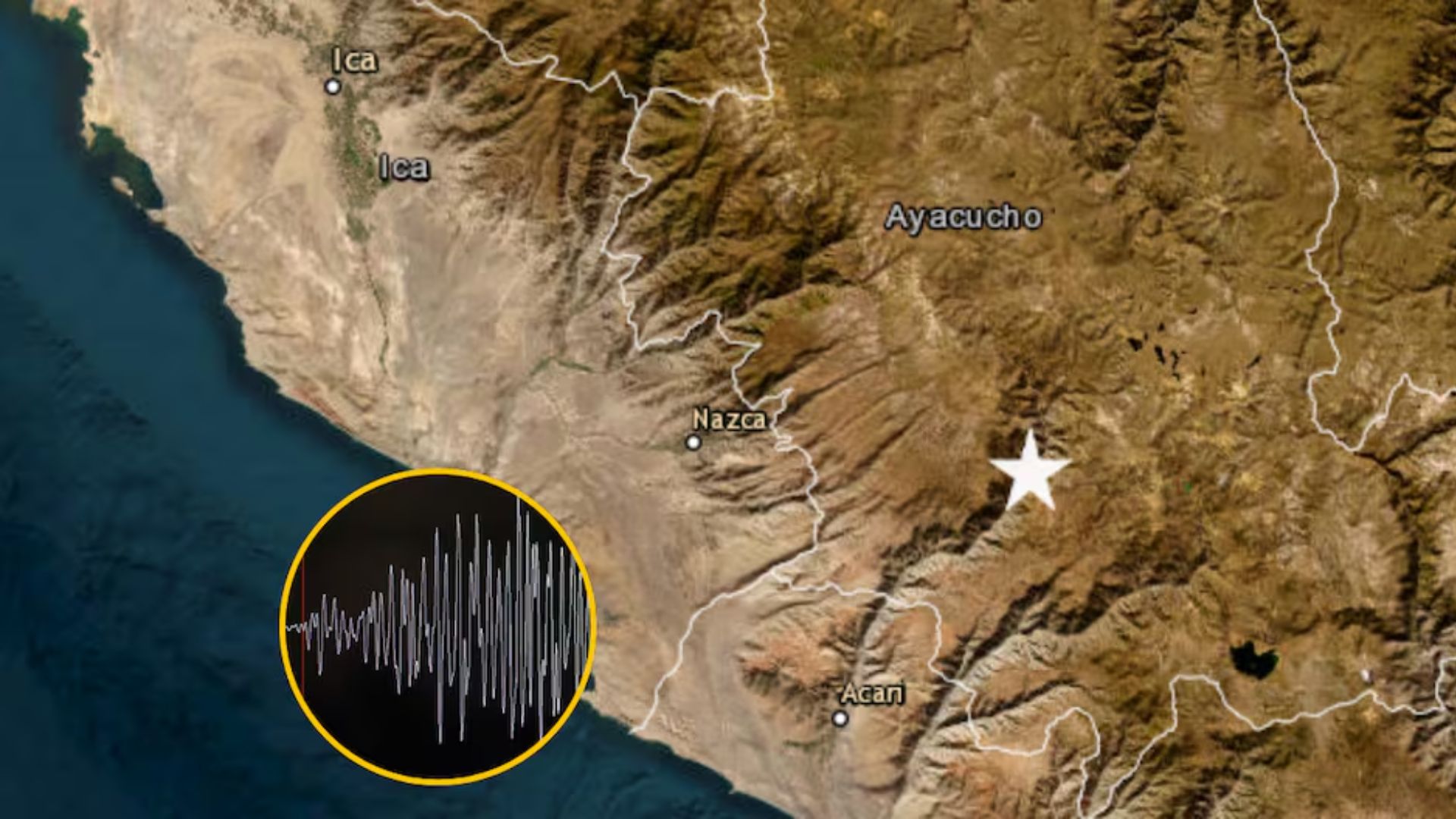 Registran un sismo con magnitud de 6.0 en el sur de Perú 