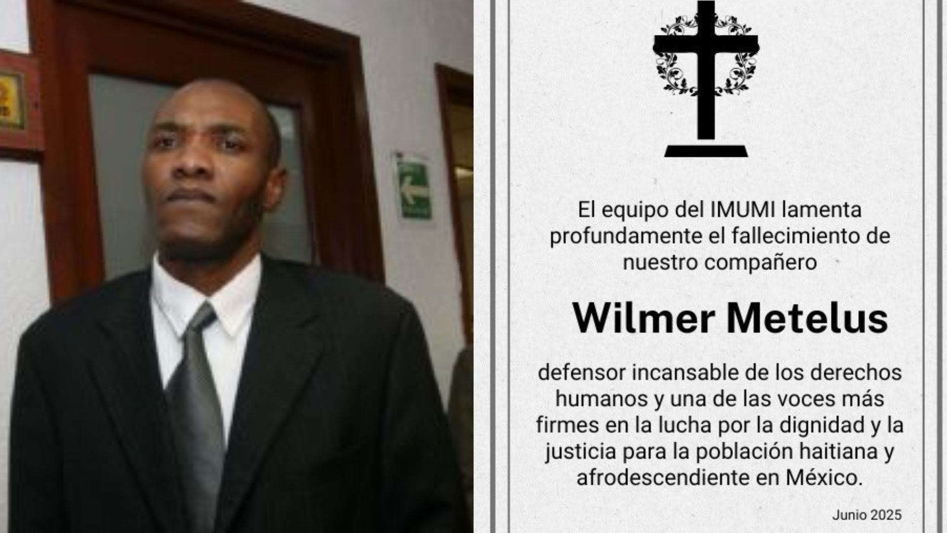En Toluca, hallaron los restos del activista afrodescendiente; Wilner Metelus