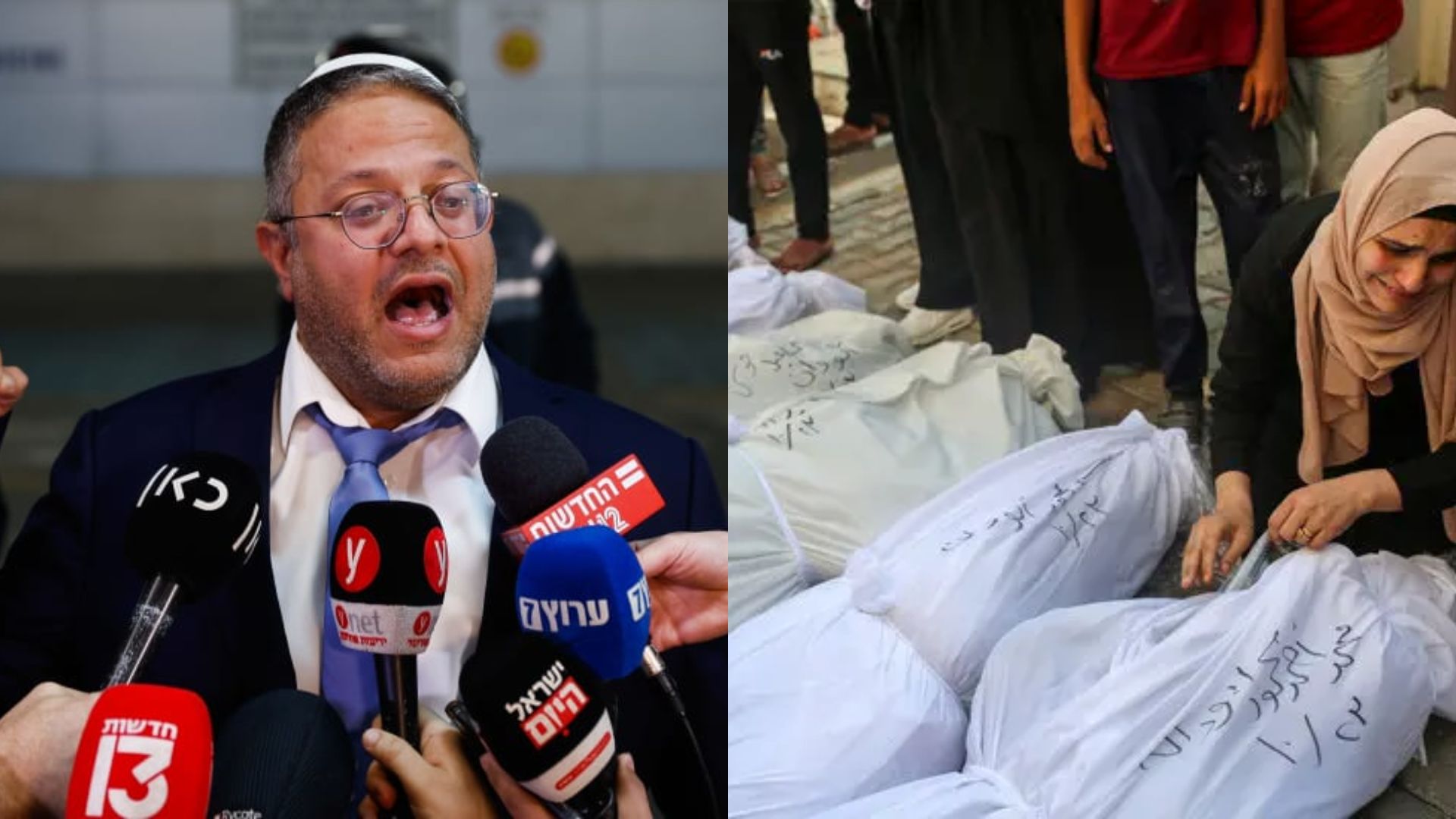 Ministro de Seguridad israelí pide exterminar a toda la población palestina en Gaza