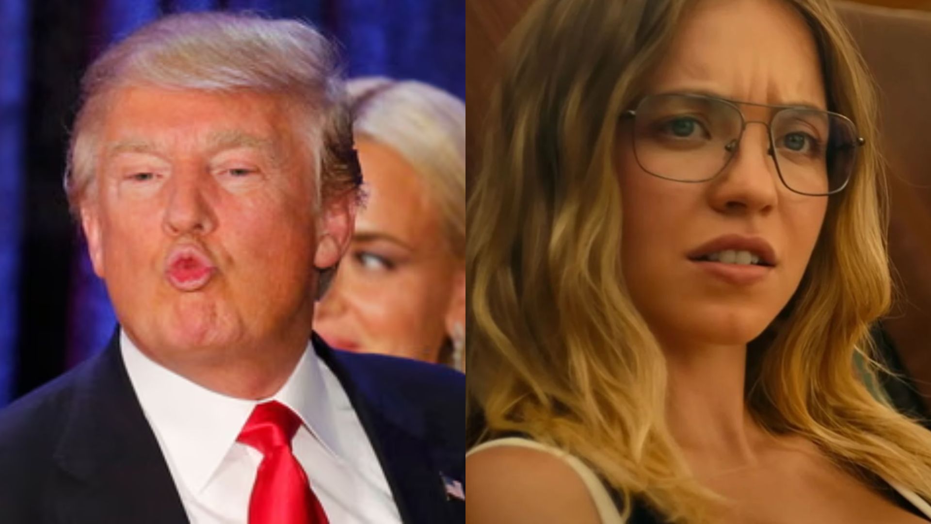 Sin prueba alguna, Trump asegura que Sydney Sweeney es republicana 