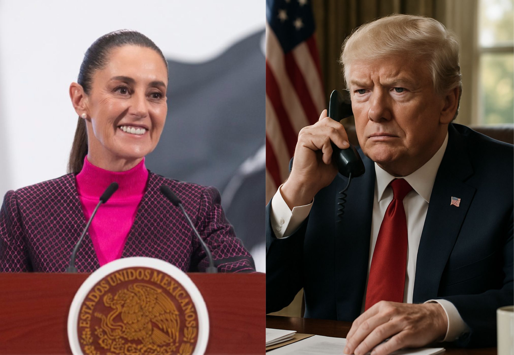 Sheinbaum hablará con Trump antes de que entren en vigor los aranceles