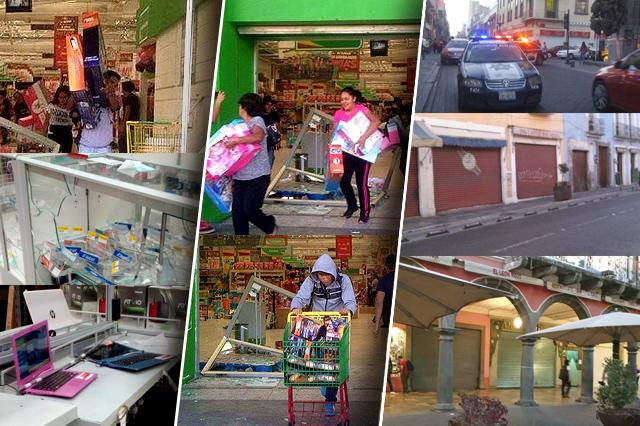Rumores de violencia cierran comercios en municipios de Puebla