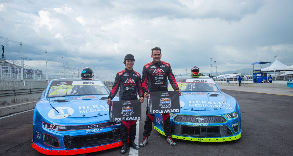 La pole de NASCAR México en Puebla es para Rubén Rovelo