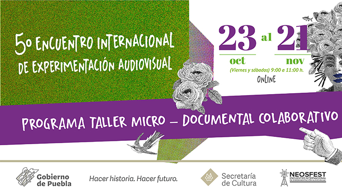 Invita Secretaría de Cultura de Puebla a taller de documental colaborativo