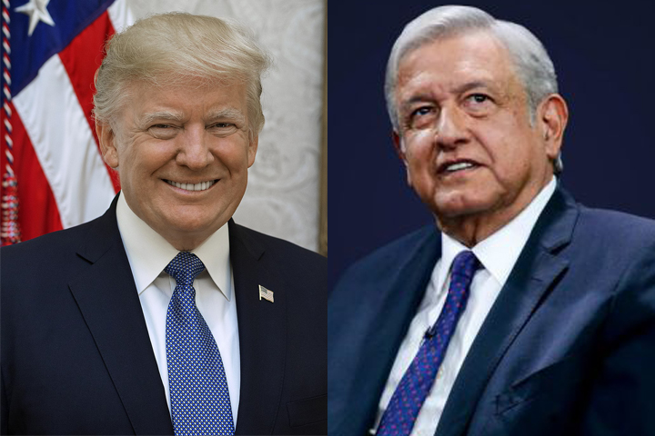 Trump afirma que México está pagando el muro; AMLO dice: Amor y paz