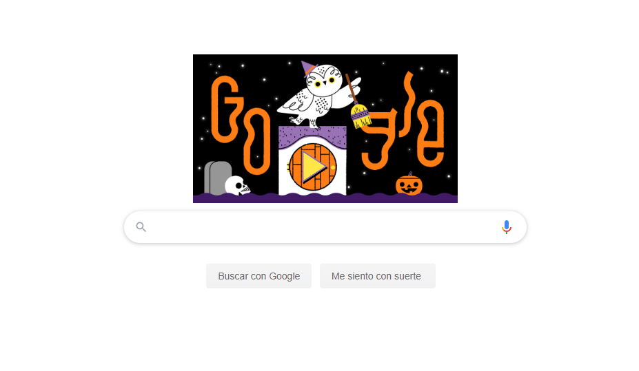 Celebra Google Halloween con un doodle interactivo