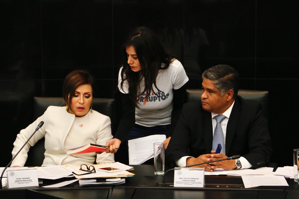 Senadoras cuestionan a Rosario Robles por desvíos en Sedatu