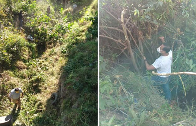 Ciudadanos limpian el Dren de Valsequillo en Tehuacán