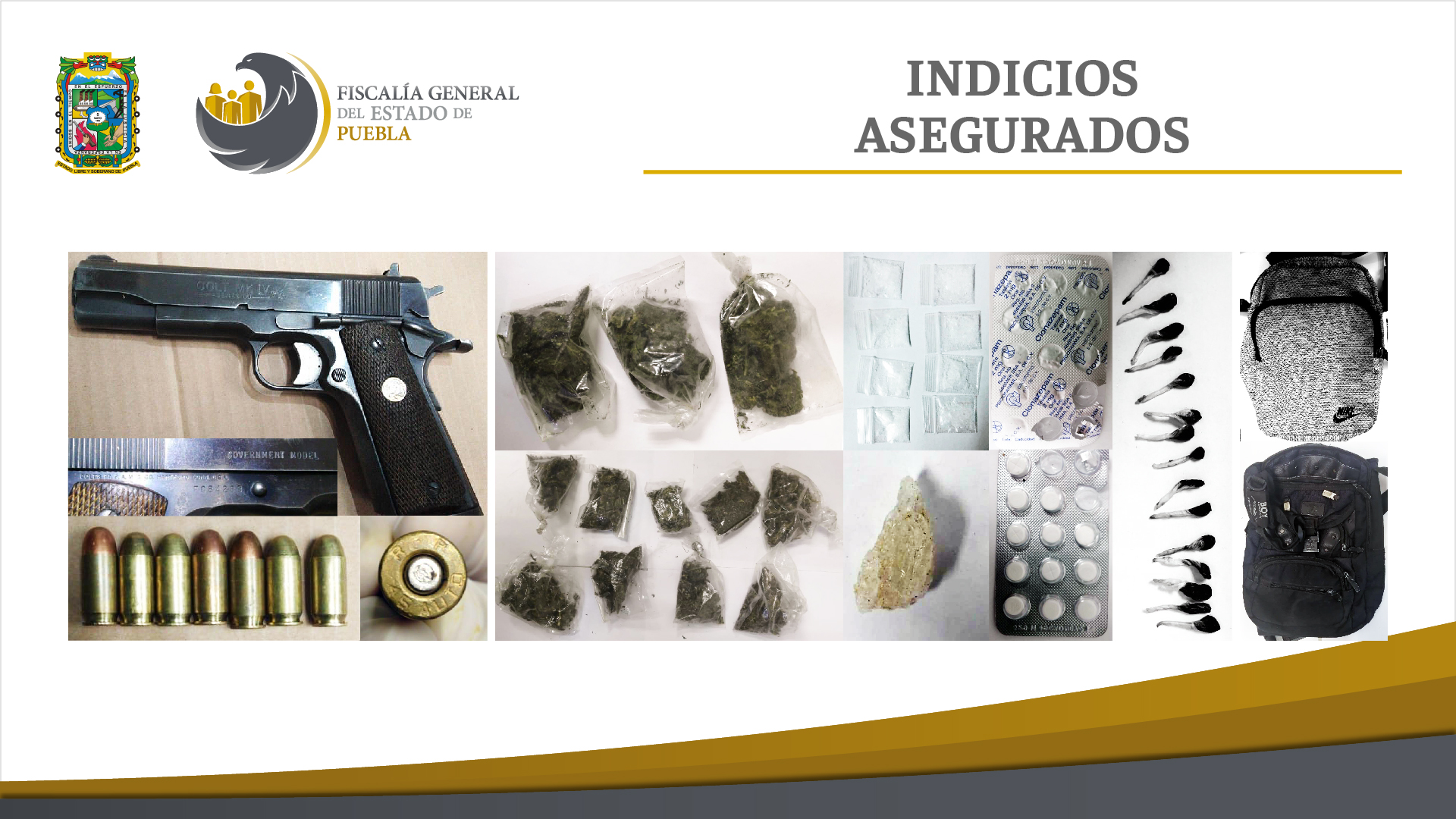 Cae pareja por vender marihuana y heroína en la colonia San Ramón en Puebla