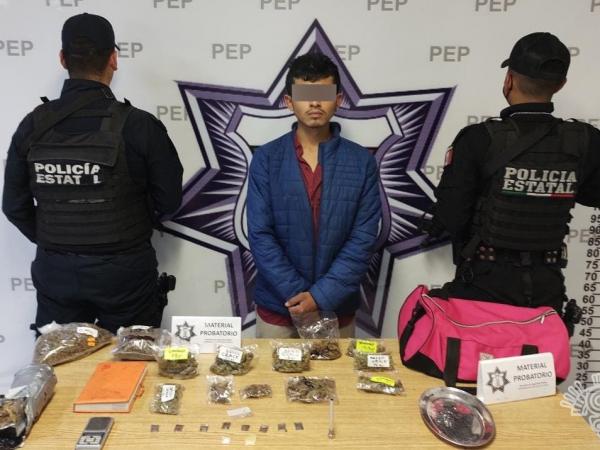 Cae Luis con LSD y cristal; distribuía droga de La Fabiola en Puebla capital