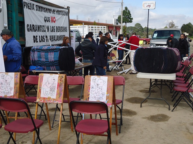 Respalda sindicato a obreros de minera italiana en Zacatlán