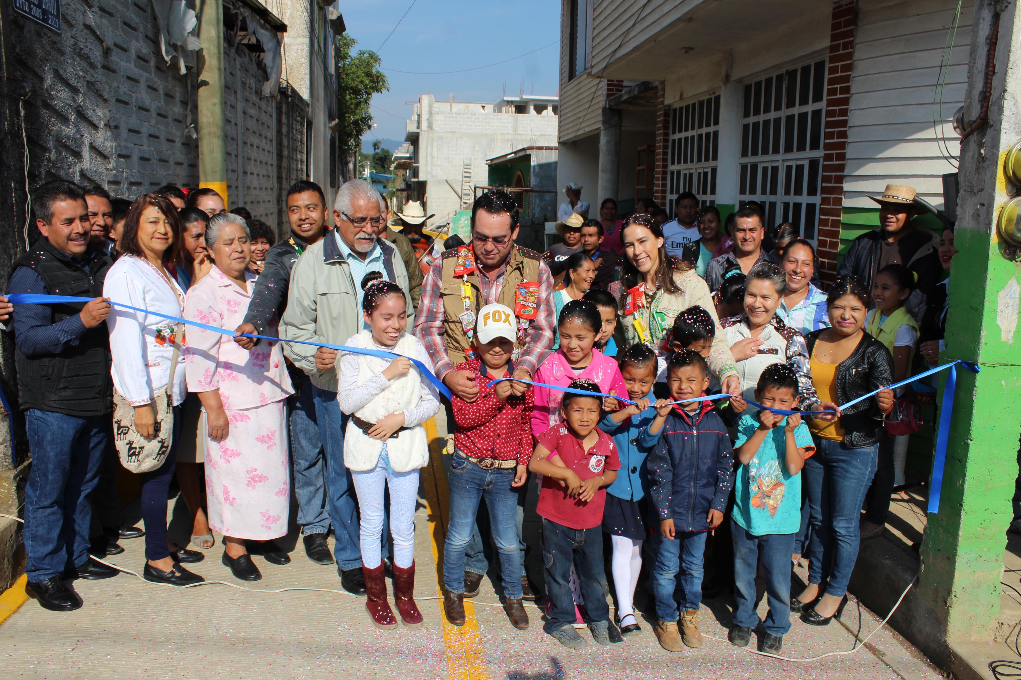 Invierten 260 mil pesos en obras para comunidad de Zacapoaxtla