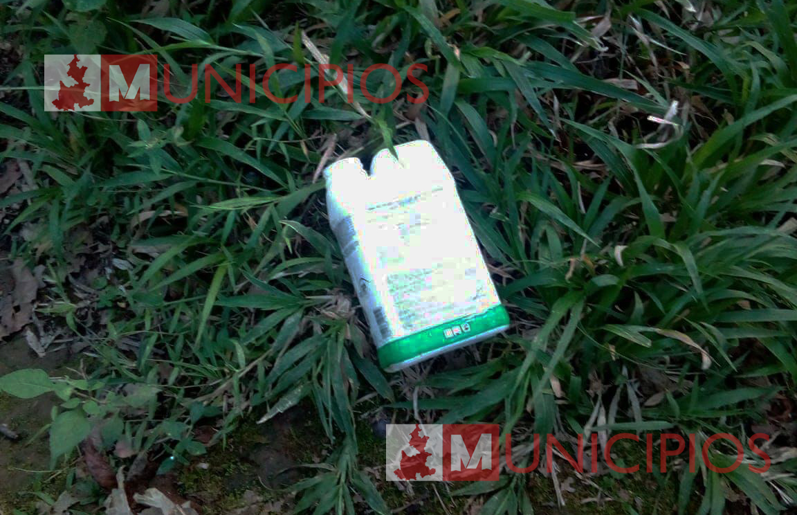 Hombre toma herbicida y muere en canchas de Teziutlán