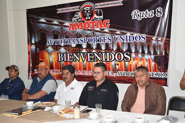 Transportistas, víctimas de la delincuencia y extorsiones: Amotac