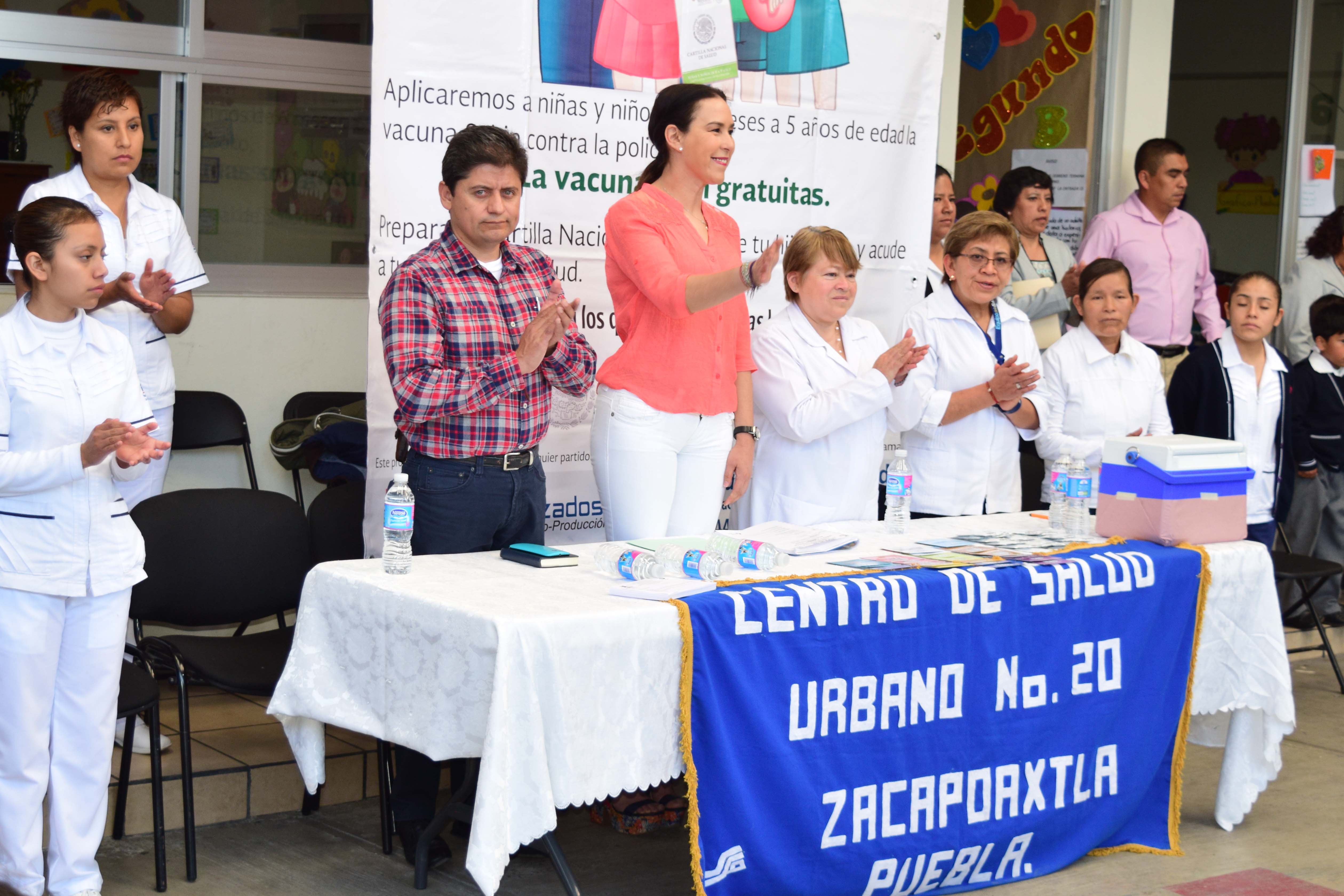 Inauguran Semana Nacional de Vacunación en Zacapoaxtla