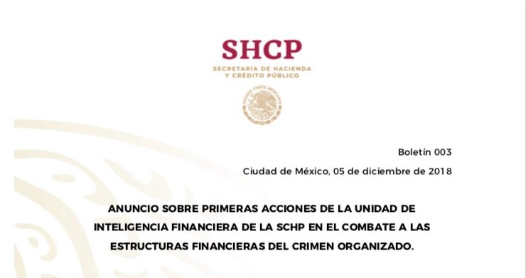 SHCP denuncia ante PGR a delincuencia organizada