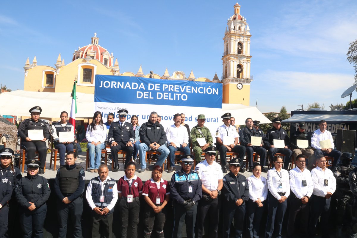 Realiza gobierno de San Pedro Cholula primera Jornada de Prevención del Delito