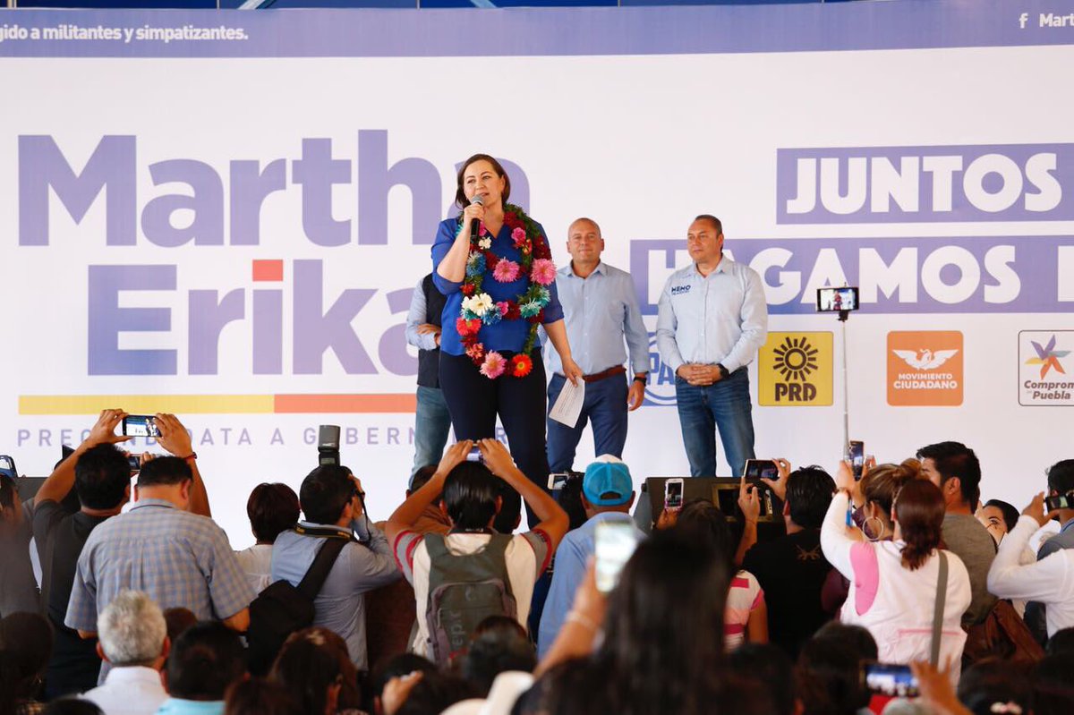 Martha Erika a AMLO: Estoy arriba en las encuestas y no es regalo