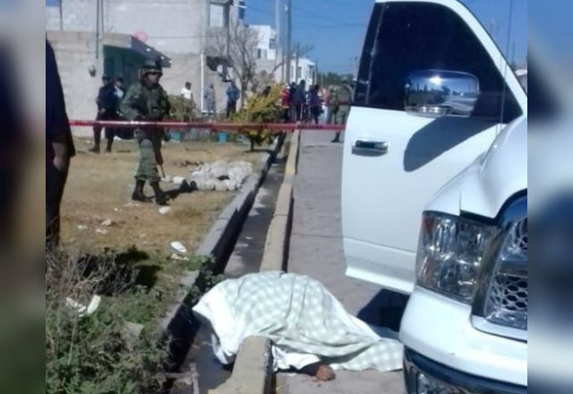 Matan en la calle a comandante y policía de Los Reyes de Juárez