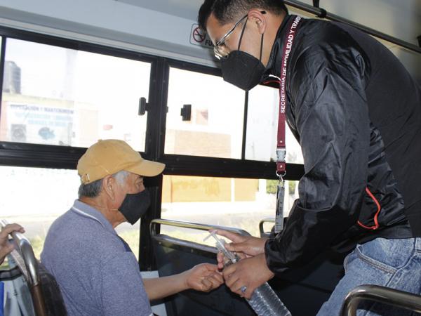 Realiza SMT operativos en 141 unidades del transporte público