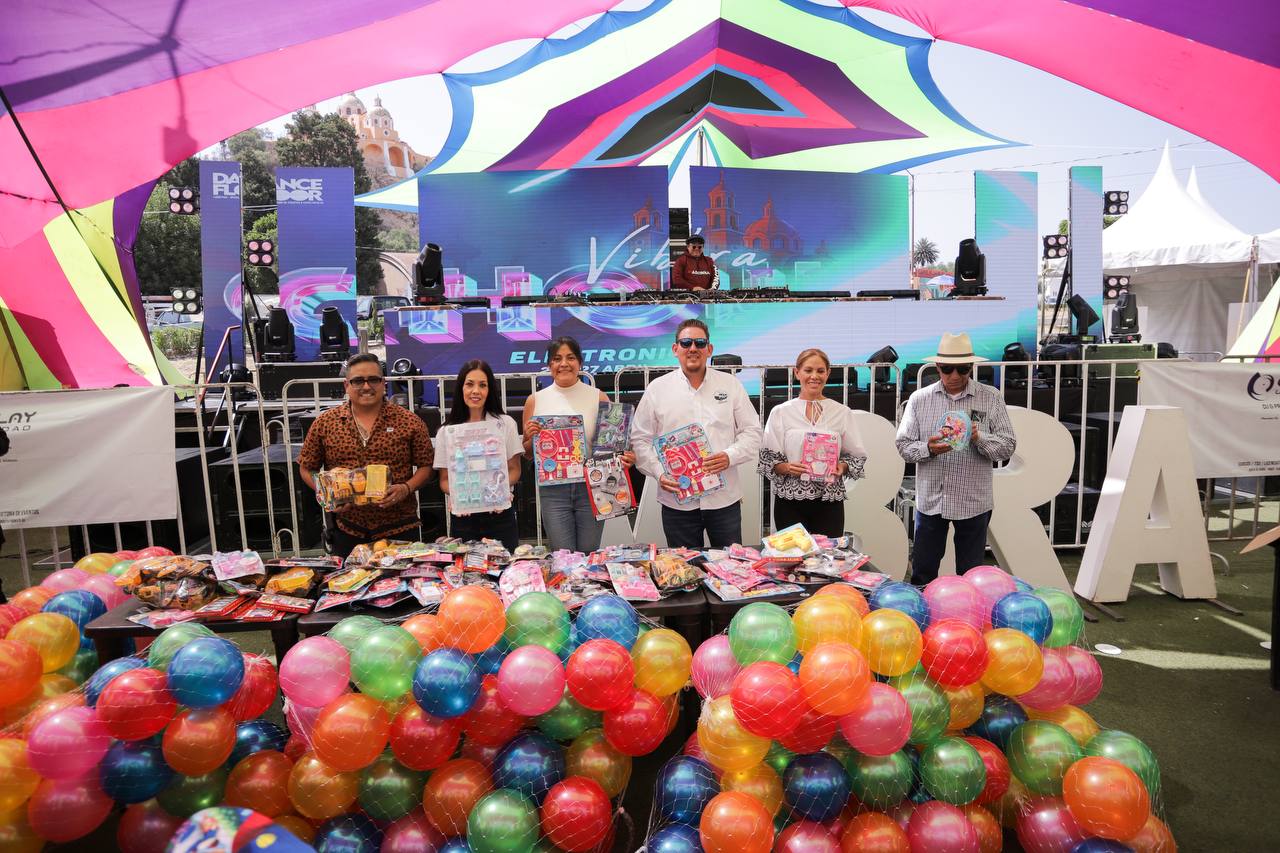 Más de mil juguetes recibe DIF de San Andrés Cholula con colecta