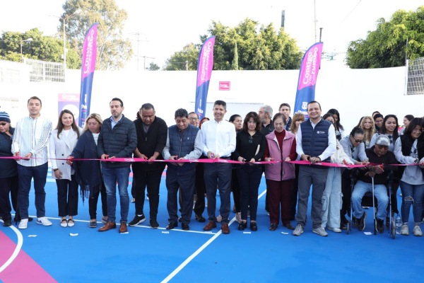 Ayuntamiento de Puebla inaugura rehabilitación del deportivo Las Aves