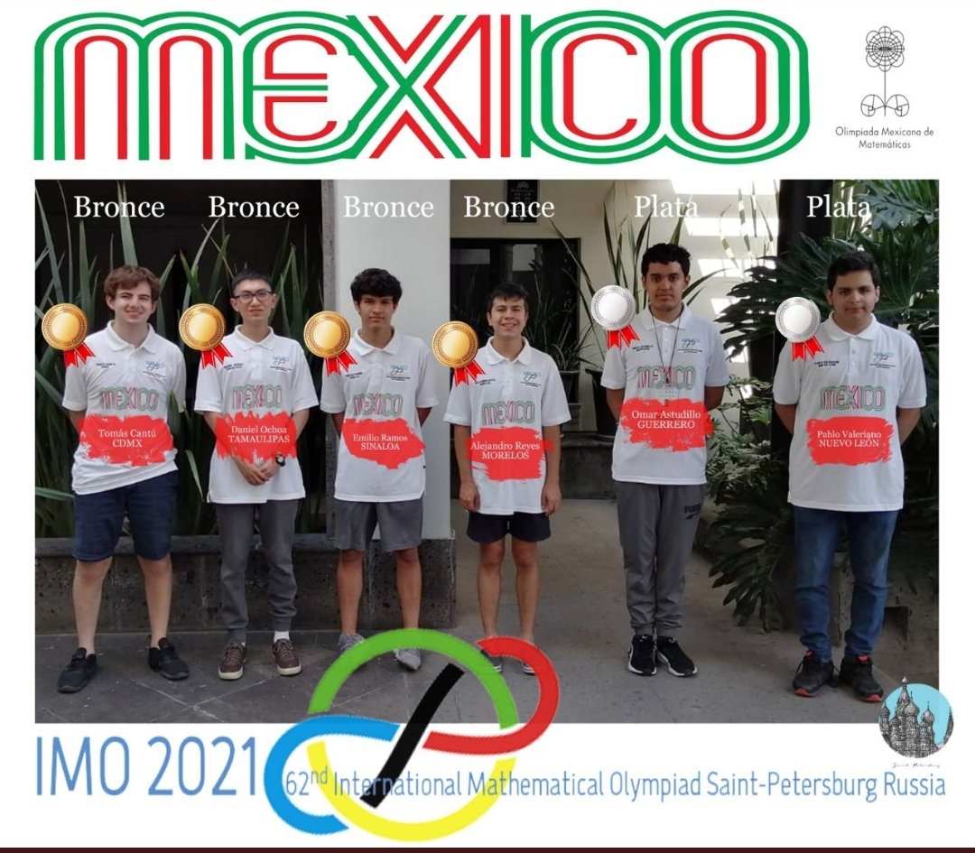 Estudiantes mexicanos triunfan en Olimpiada de Matemáticas