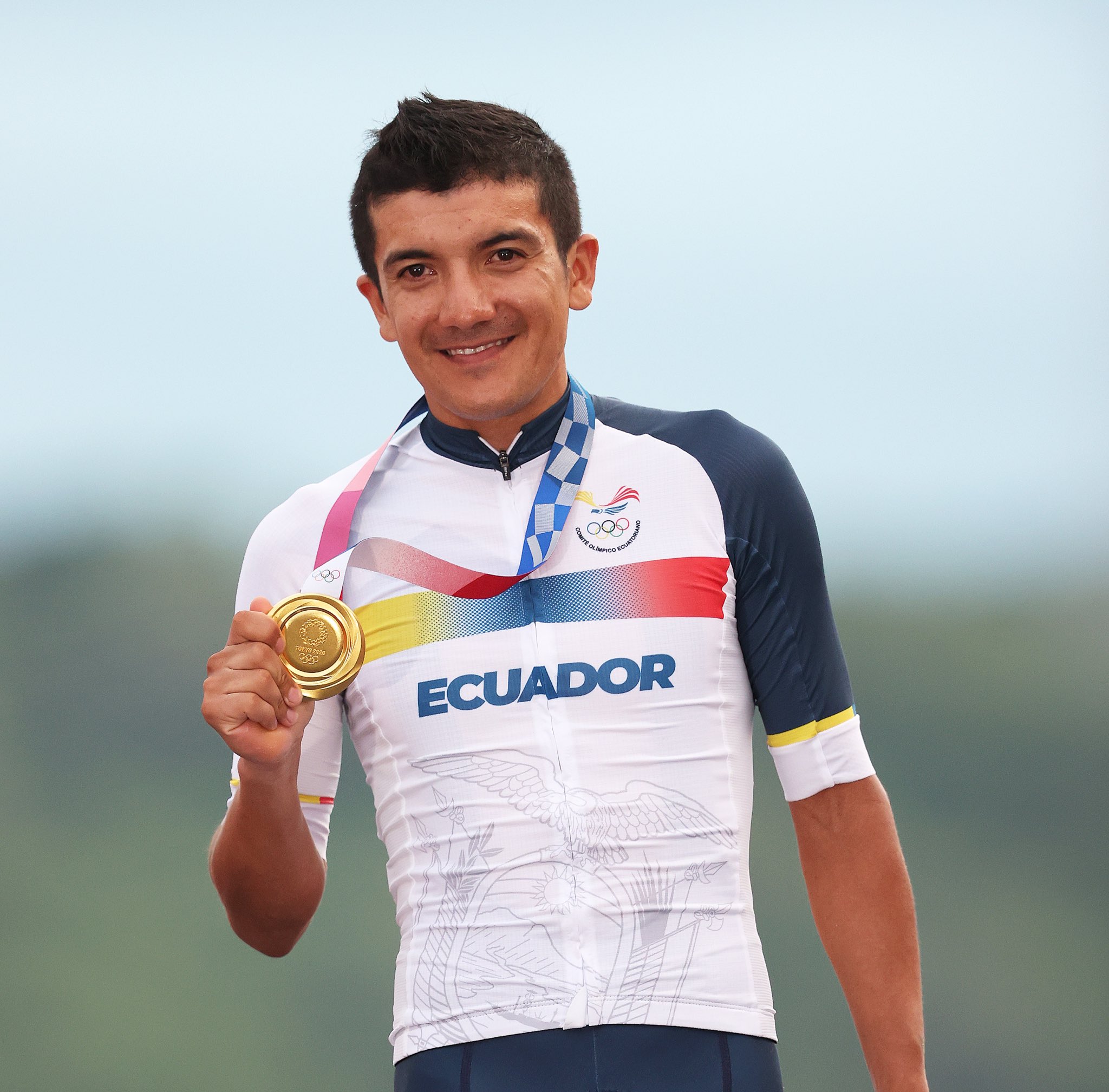 Ecuador hace historia en prueba de ciclismo en Tokio 2020