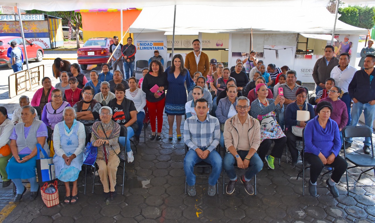 Unidad móvil alimentaria en Texmelucan para 480 personas