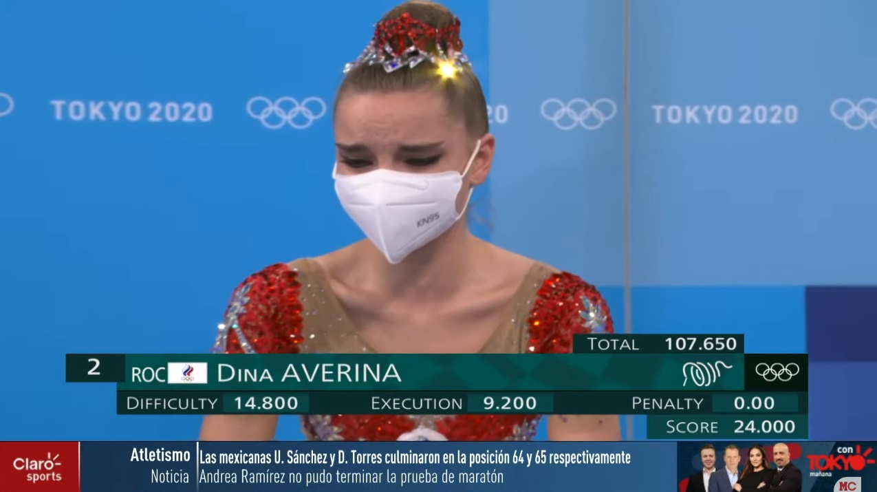 Rusia acusa de favoritismo al arbitraje en la final de gimnasia rítmica 