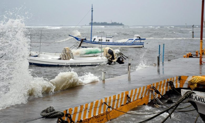 VIDEO Grace toca tierra como categoría 3 en Veracruz