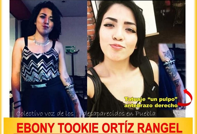 Buscan a Ebony, cantante desaparecida en Atlixco hace una semana