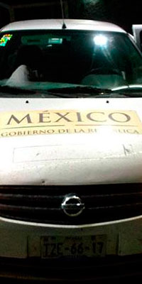 Viajaban ebrios en vehículo oficial de SEDESOL en Zacapoaxtla