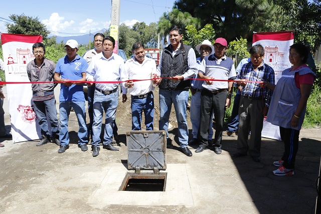 Inaugura presidente 4 obras en el municipio de Huejotzingo