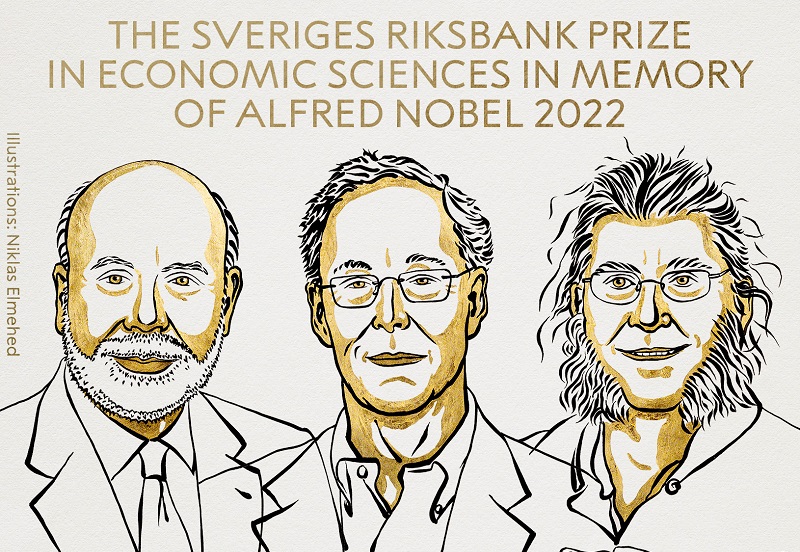 Bernanke, Diamond y Dybvig se llevan el Nobel de Economía 2022