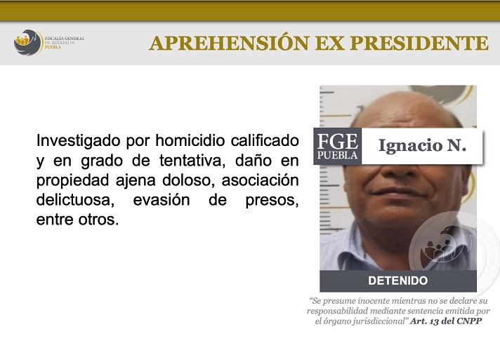 Desde homicidio hasta evasión de presos, los 7 cargos del exedil de Ajalpan