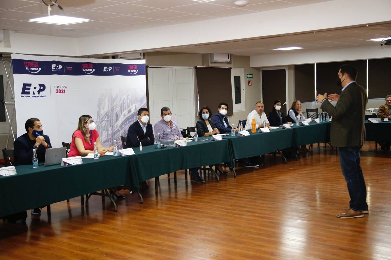 Eduardo Rivera y regidores electos planean acciones de gobierno