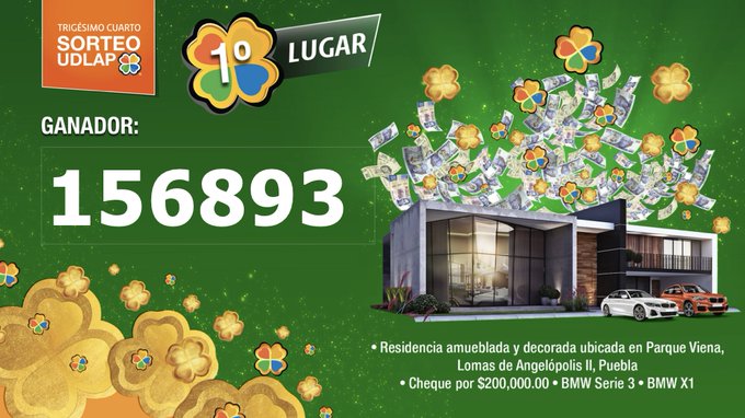 Consulta aquí la lista de ganadores del Sorteo UDLAP