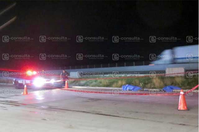 Acribillan a dos hombres en Acajete sobre la autopista Puebla-Orizaba