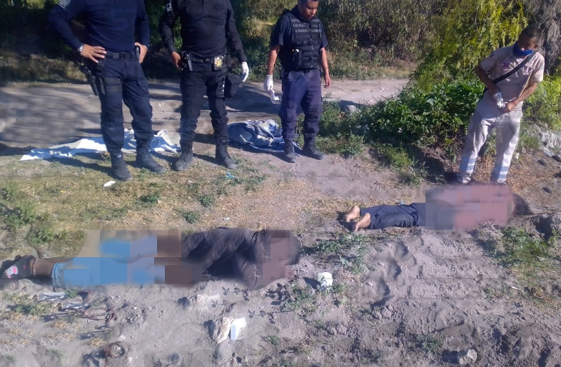 Dejan a pareja ejecutada a tiros en campos de Acatzingo