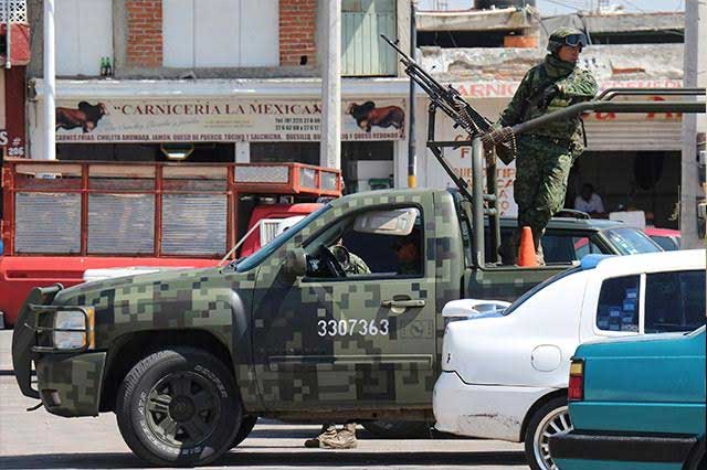 Instala Ejército Mexicano base en Izúcar para reforzar la seguridad