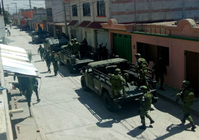 Tras balacera llega Ejército a Texmelucan